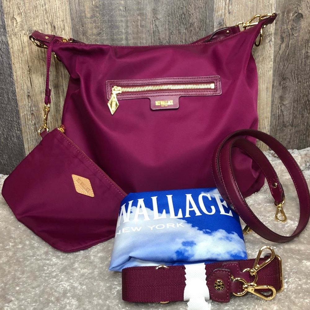 SOLD!! ♥️MZ Wallace Convertible Shoulder Bag in Magenta♥️